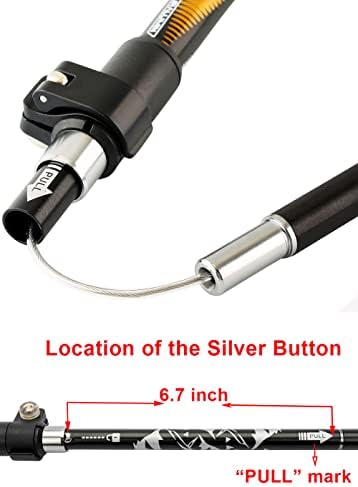 Aluminum Collapsible Ultralight Travel Trekking Hiking Pole for Men and Women - Image 6