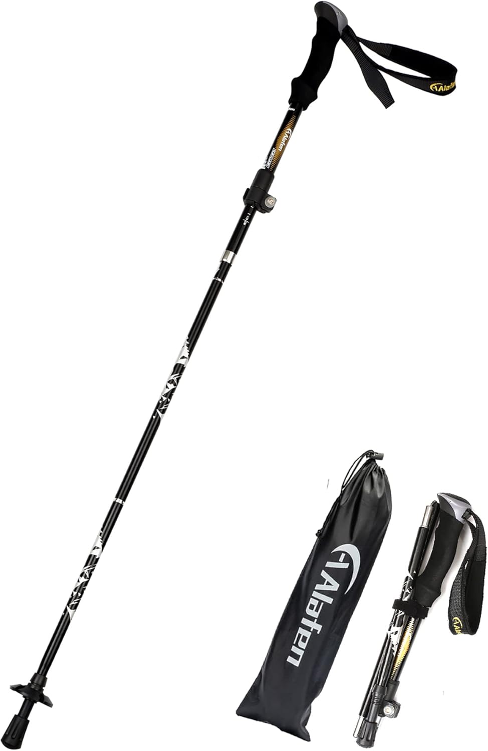 Aluminum Collapsible Ultralight Travel Trekking Hiking Pole for Men and Women - Image 9